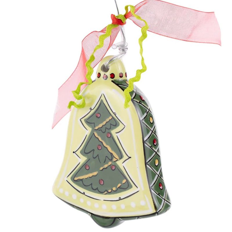 Christmas Tree Puff Bell Ornament